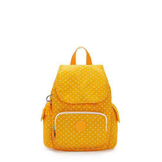 Plecaki Kipling City Pack Mini Printed Backpack Żółte | PL 1192WN